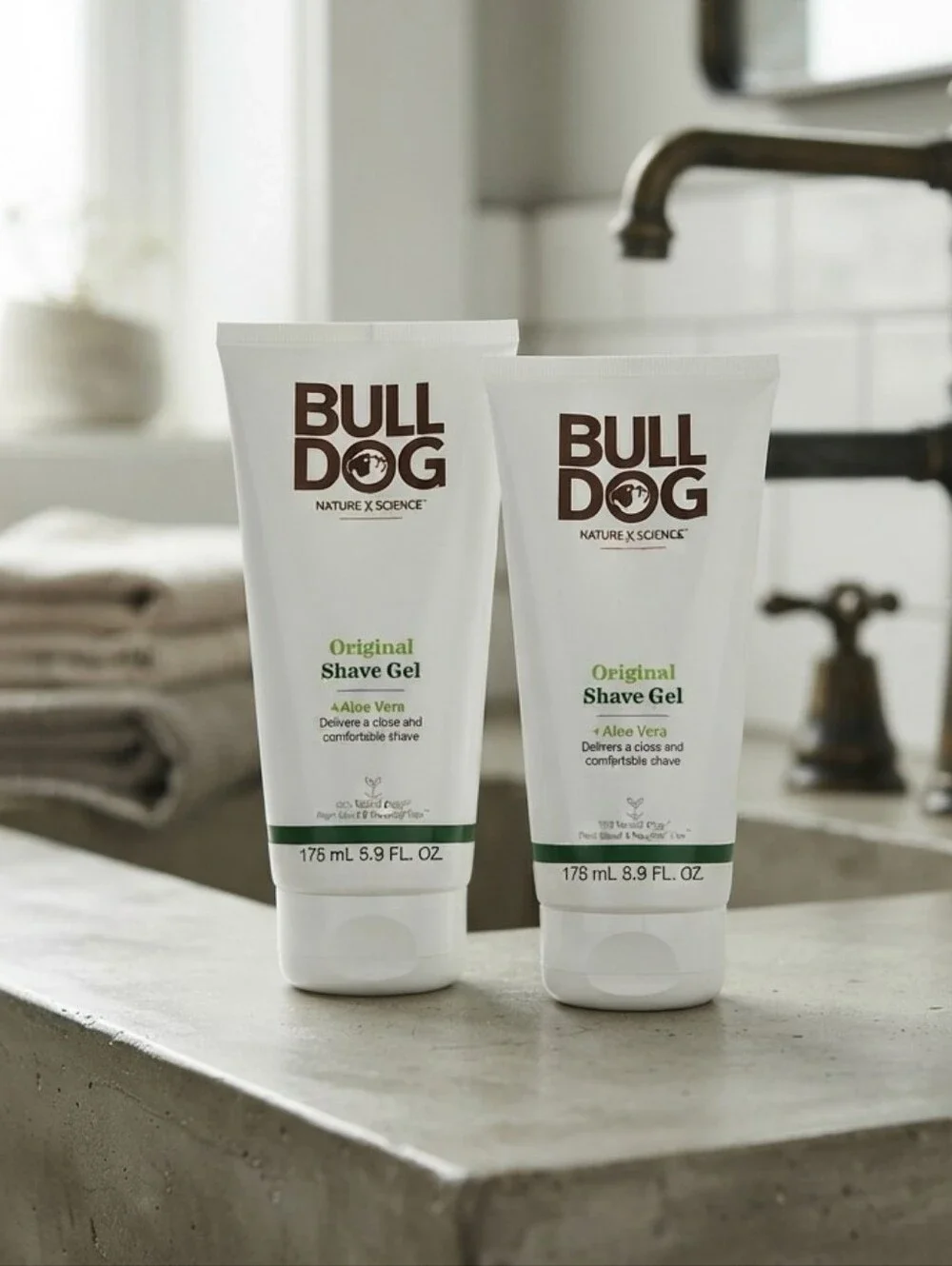 Bulldog Original Shave Gel   2 Pack